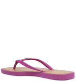 Load image into Gallery viewer, Brizza Square Toe Purple Toe Slipper
