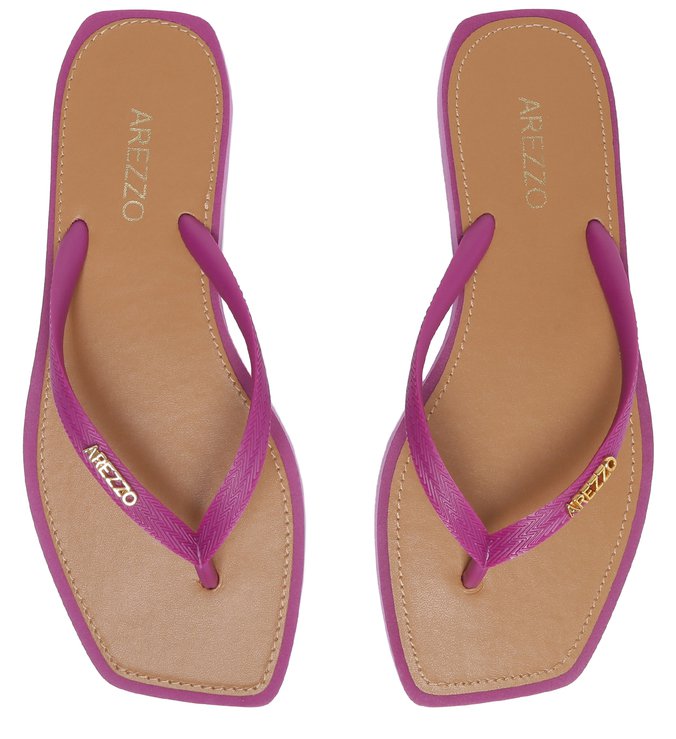 Brizza Square Toe Purple Toe Slipper