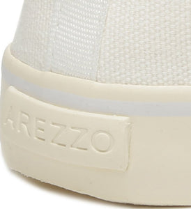 ZZ Play Shoes White and Off-white Canvas