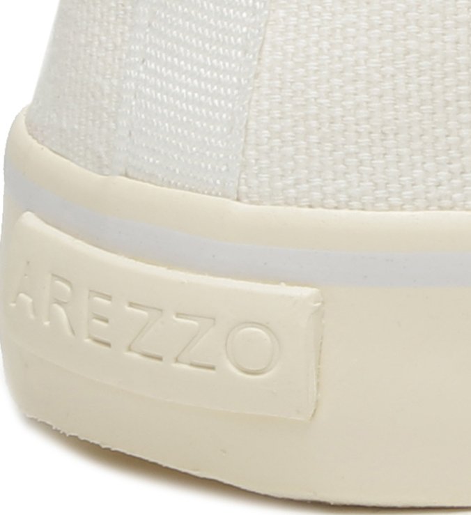 ZZ Play Shoes White and Off-white Canvas