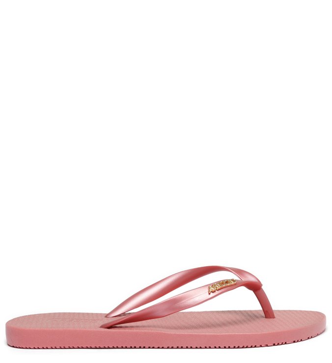 Pink Metallic Toe Slipper