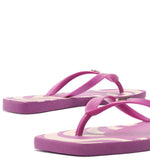 Load image into Gallery viewer, Square Printed Purple Flip-flop and Brizza Bag
