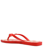 Load image into Gallery viewer, Square Print Red Flip Flops and Bag
