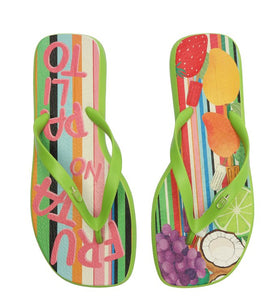 Green Stripes Finger Slipper Kit and Fruttare Bag