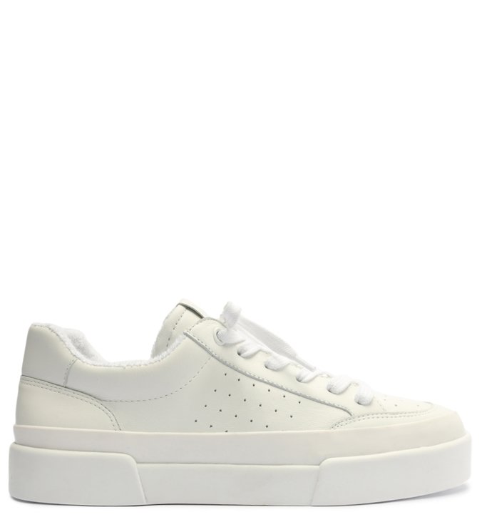 Flatform Mariana White Leather Sneakers