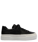 Load image into Gallery viewer, Black Flatform Leather Sneakers
