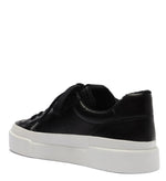 Load image into Gallery viewer, Black Flatform Leather Sneakers
