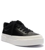 Load image into Gallery viewer, Black Flatform Leather Sneakers
