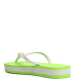 Load image into Gallery viewer, Green Neon and White Brizza Platform Slipper
