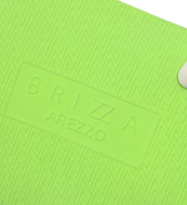 Green Neon and White Brizza Platform Slipper