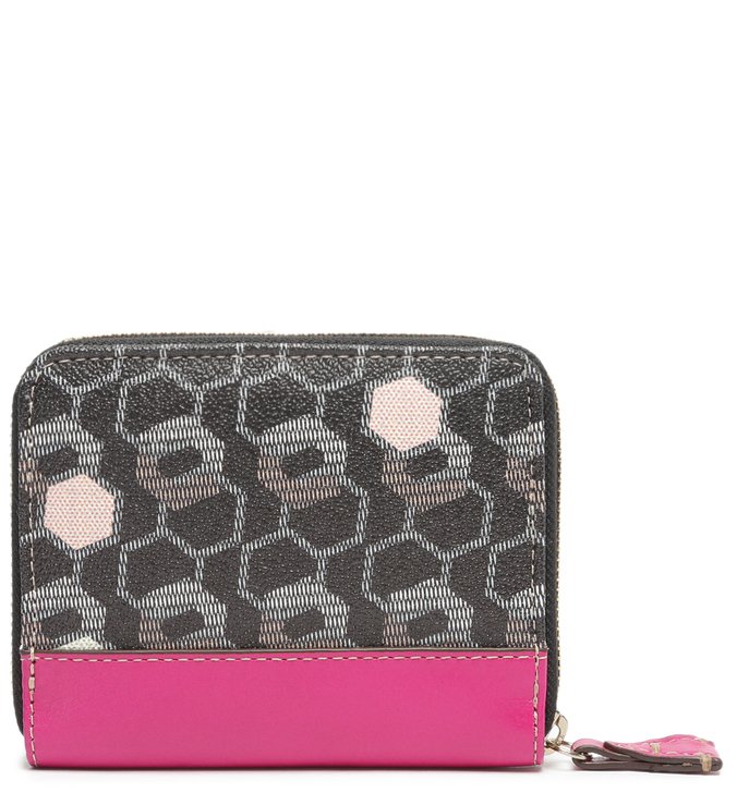 Black Bee.ZZ Square Pink Wallet