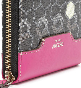 Black Bee.ZZ Square Pink Wallet