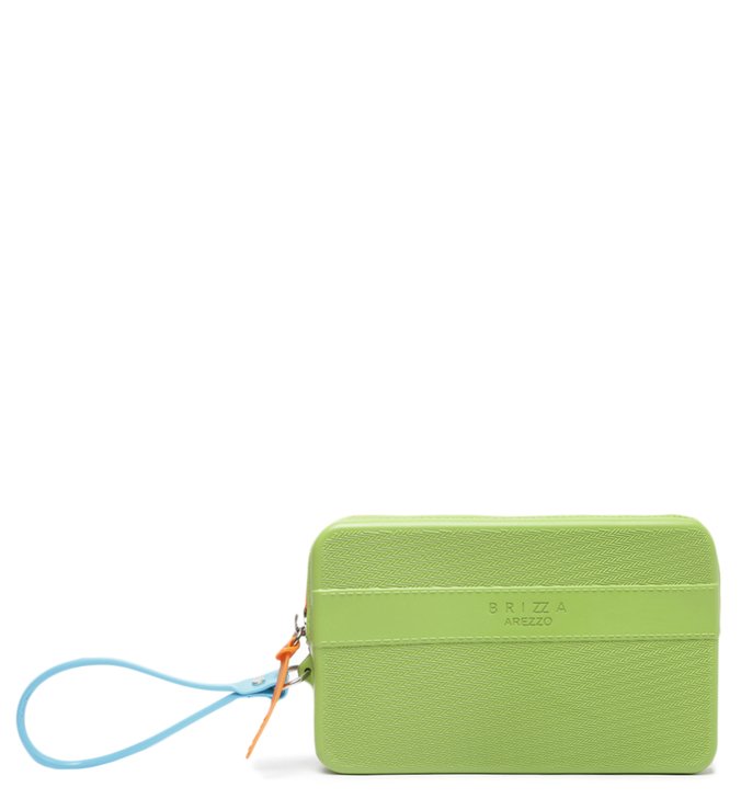 Clutch Green Multicolored Malu Brizza Brazilita