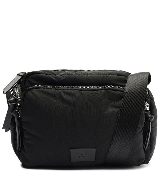 Medium Nylon Black Shoulder Bag