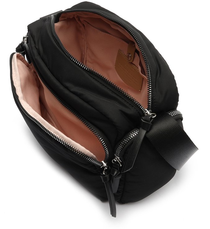 Medium Nylon Black Shoulder Bag