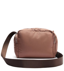 Rosé Nylon Medium Shoulder Bag