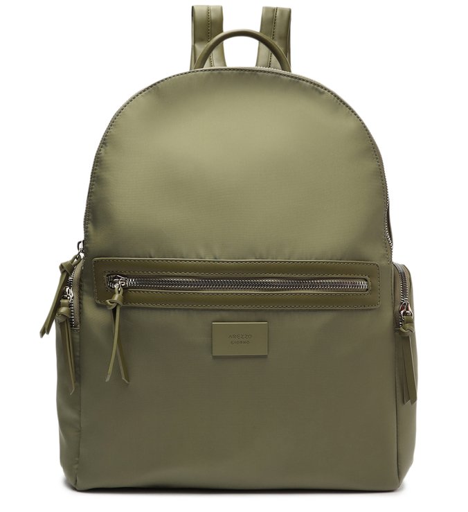 Large Green Nylon Backpack