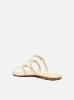 Load image into Gallery viewer, Flat Sandal Off-White Straps Knots
