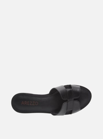 Essential Black Leather Slipper
